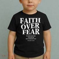 Faith Over Fear Christian Jesus Toddler T-Shirt thumb 2