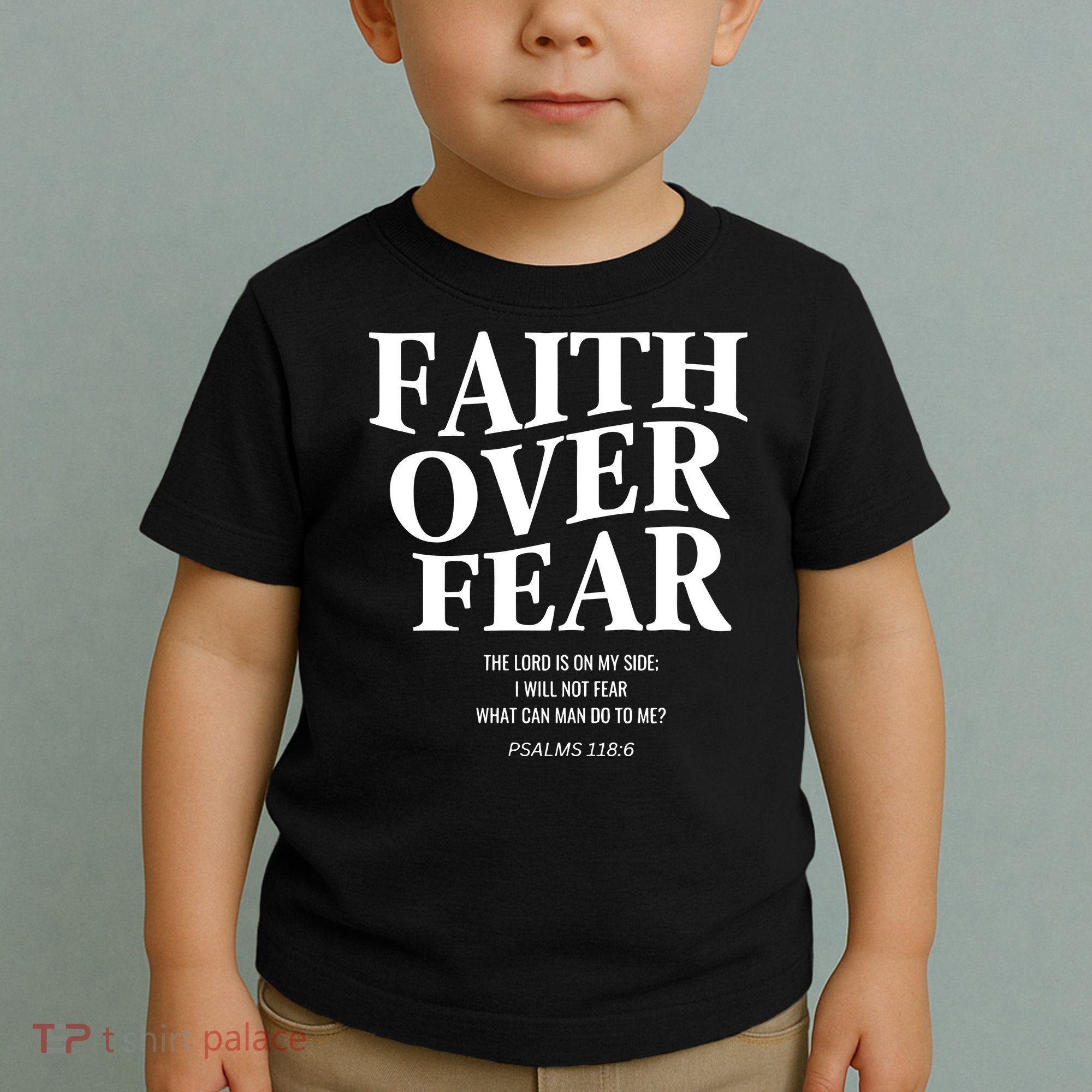Faith Over Fear Christian Jesus Toddler T-Shirt