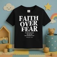Faith Over Fear Christian Jesus Toddler T-Shirt thumb 3