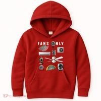 Fans Only Kids Hoodie thumb 0