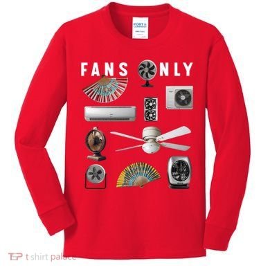 Fans Only Kids Long Sleeve Shirt