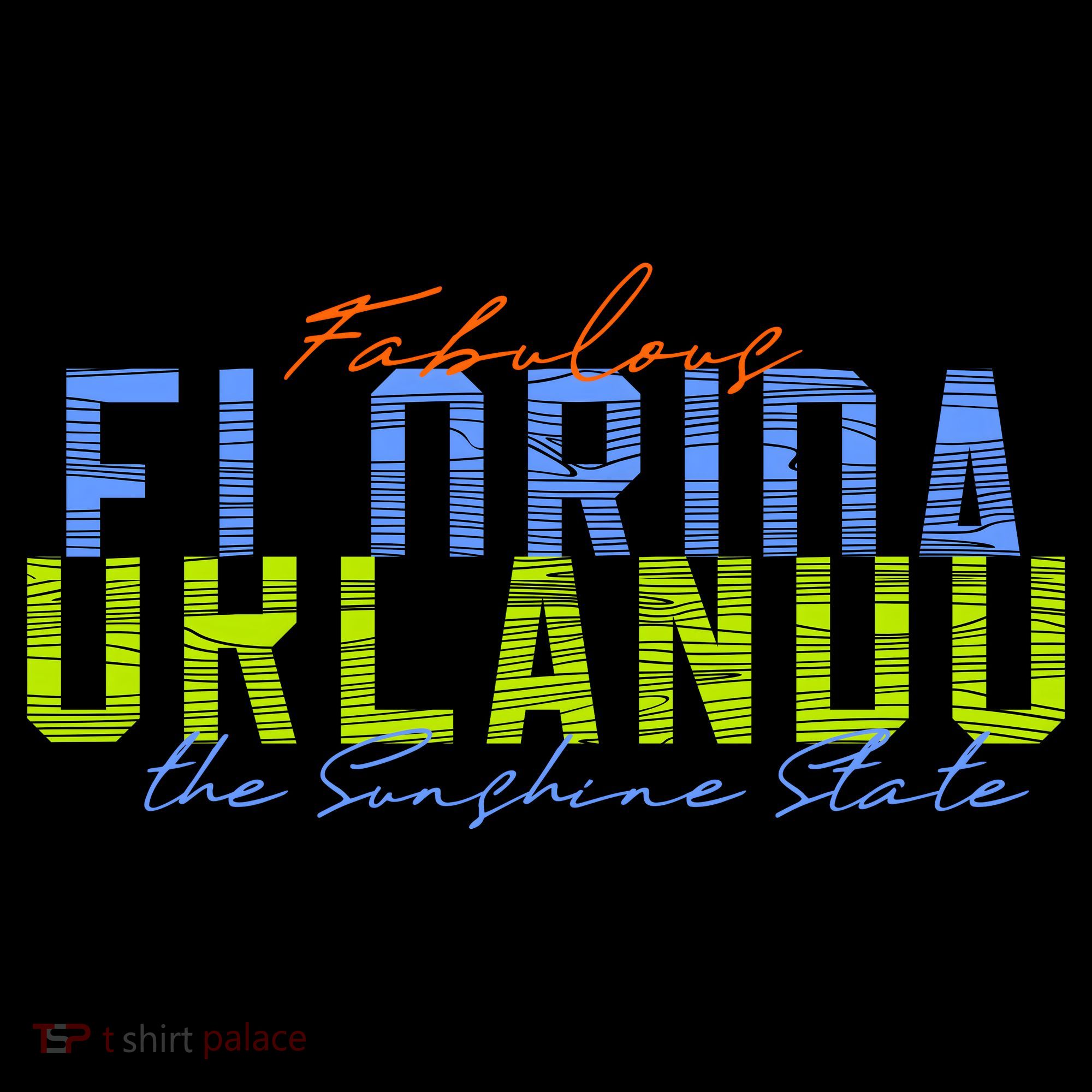 Fabulous Orlando Florida The Sunshine State Stripe Pom Pom Beanie