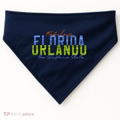 Fabulous Orlando Florida The Sunshine State USA-Made Doggie Bandana