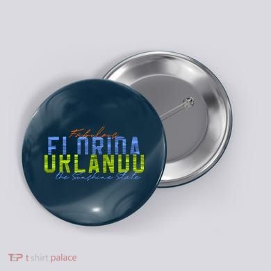 Fabulous Orlando Florida The Sunshine State Button