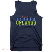 Fabulous Orlando Florida The Sunshine State Tank Top thumb 0
