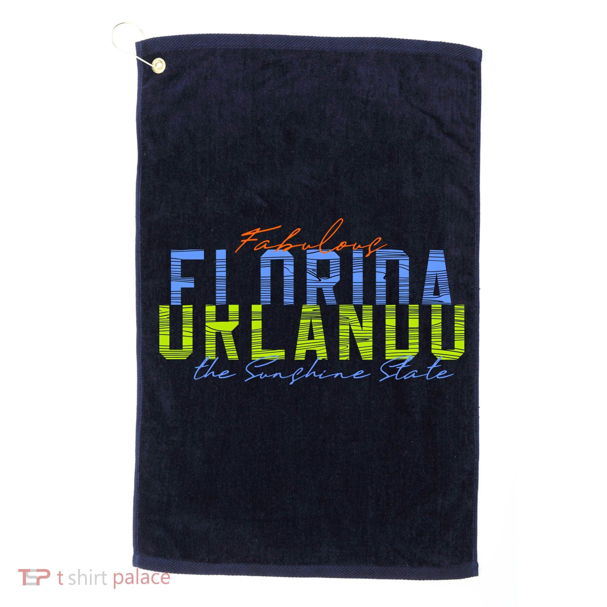 Fabulous Orlando Florida The Sunshine State Golf Towel