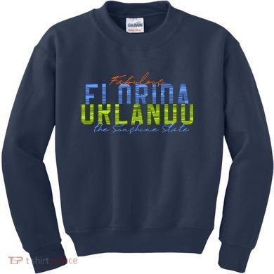 Fabulous Orlando Florida The Sunshine State Kids Sweatshirt