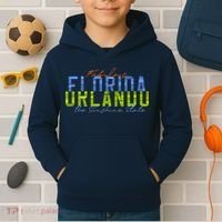 Fabulous Orlando Florida The Sunshine State Kids Hoodie thumb 2