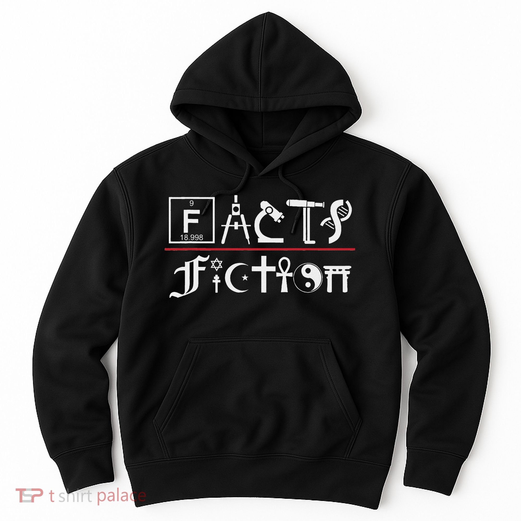 Facts Over Fiction Atheist Studies Hoodie