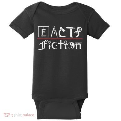 Facts Over Fiction Atheist Studies Baby Bodysuit