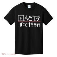 Facts Over Fiction Atheist Studies Kids T-Shirt thumb 0