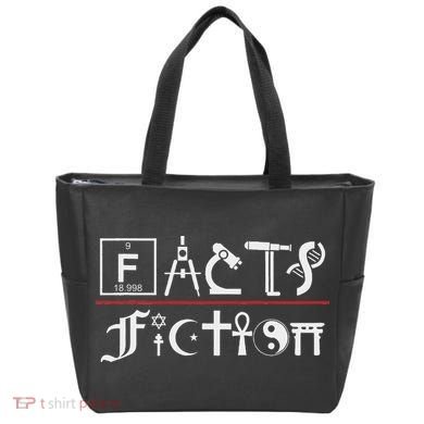 Facts Over Fiction Atheist Studies Tote Bag