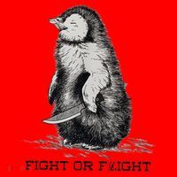 Fight Or Flight Funny Penguin Pun Meme Santa Hat thumb 1