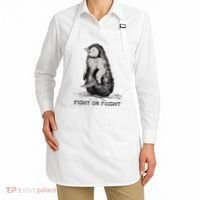 Fight Or Flight Funny Penguin Pun Meme Apron thumb 2