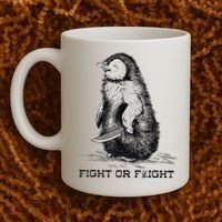 Fight Or Flight Funny Penguin Pun Meme Coffee Mug thumb 2