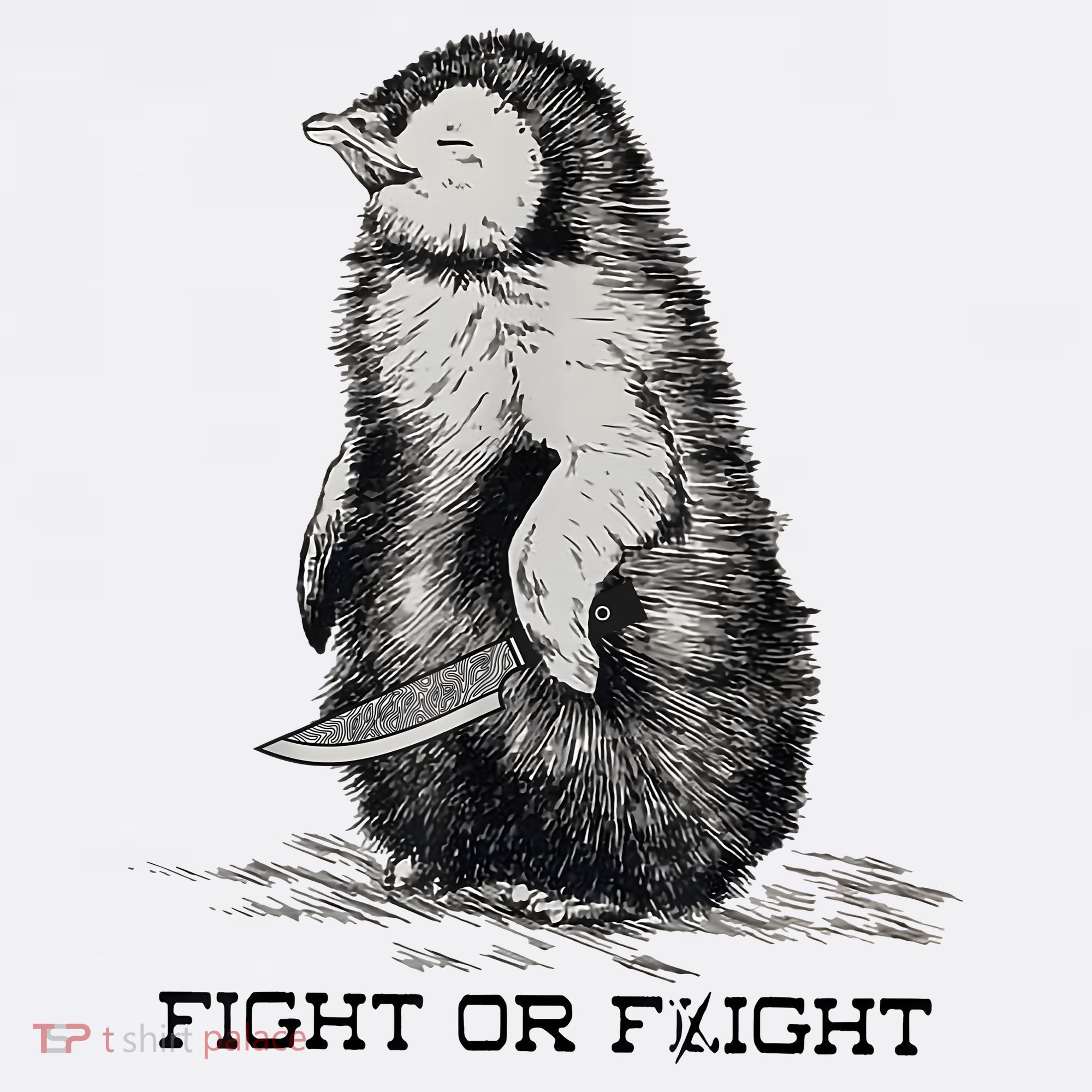 Fight Or Flight Funny Penguin Pun Meme Coffee Mug