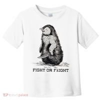 Fight Or Flight Funny Penguin Pun Meme Toddler T-Shirt thumb 0