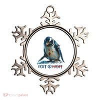 Fight Or Flight Funny Penguin Quote Ornament thumb 0
