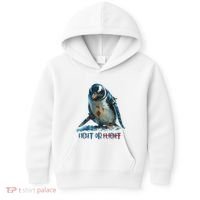 Fight Or Flight Funny Penguin Quote Kids Hoodie thumb 0