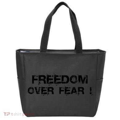 Freedom Over Fear Tote Bag