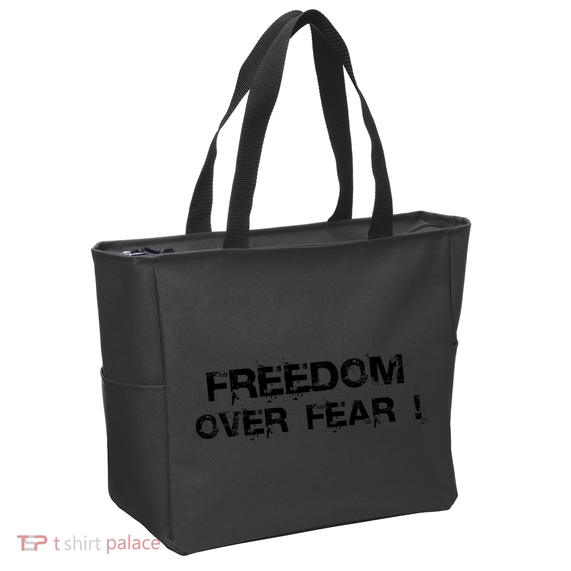 Freedom Over Fear Tote Bag