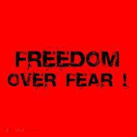 Freedom Over Fear Santa Hat thumb 1