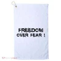 Freedom Over Fear Golf Towel thumb 0