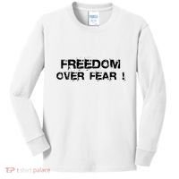 Freedom Over Fear Kids Long Sleeve Shirt thumb 0