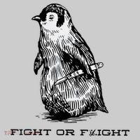 Fight Or Flight Funny Penguin Pun Fight Or Flight Meme T-Shirt thumb 2