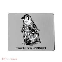 Fight Or Flight Funny Penguin Pun Fight Or Flight Meme Mousepad thumb 0