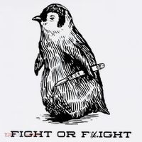 Fight Or Flight Funny Penguin Pun Fight Or Flight Meme USA-Made Doggie Bandana thumb 2