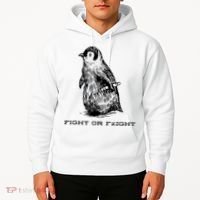 Fight Or Flight Funny Penguin Pun Fight Or Flight Meme Hoodie thumb 2
