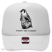 Fight Or Flight Funny Penguin Pun Fight Or Flight Meme Hat thumb 0