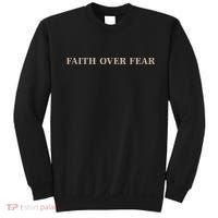 Faith Over Fear Christian Sweatshirt thumb 0