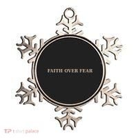 Faith Over Fear Christian Ornament thumb 0