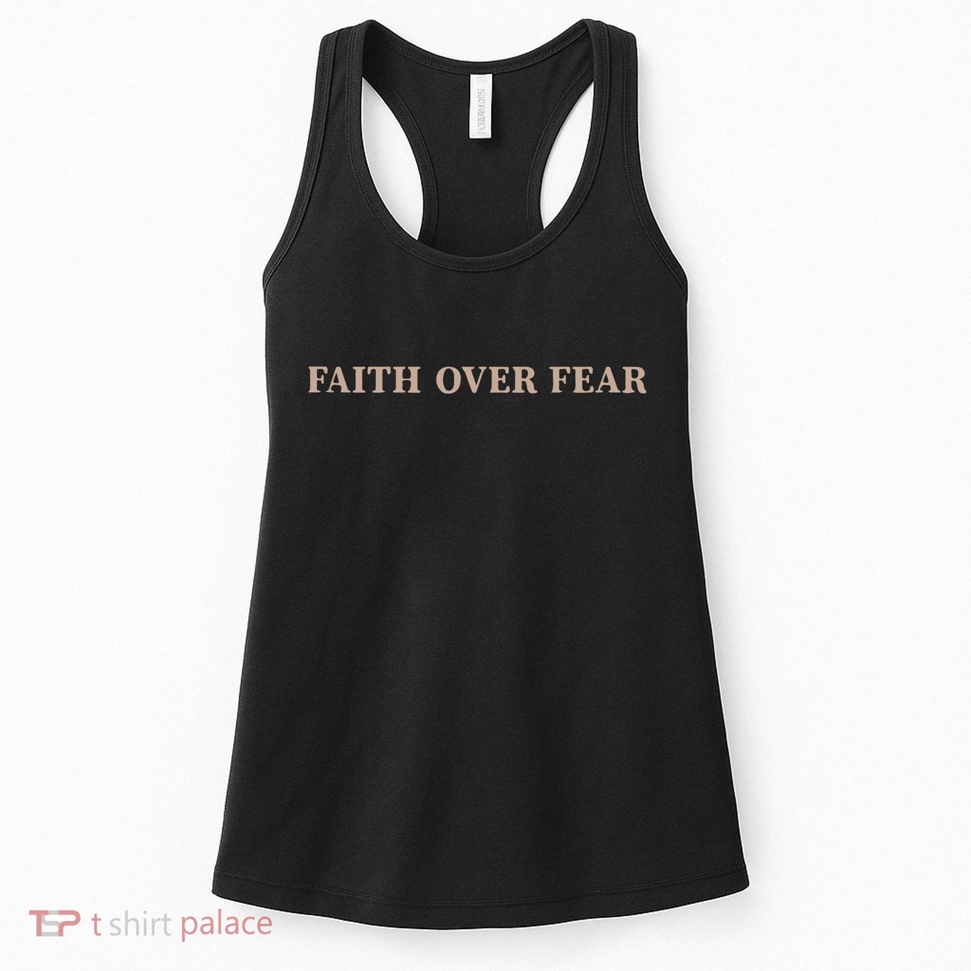 Faith Over Fear Christian Women's Tank Top