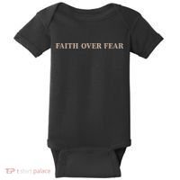 Faith Over Fear Christian Baby Bodysuit thumb 0