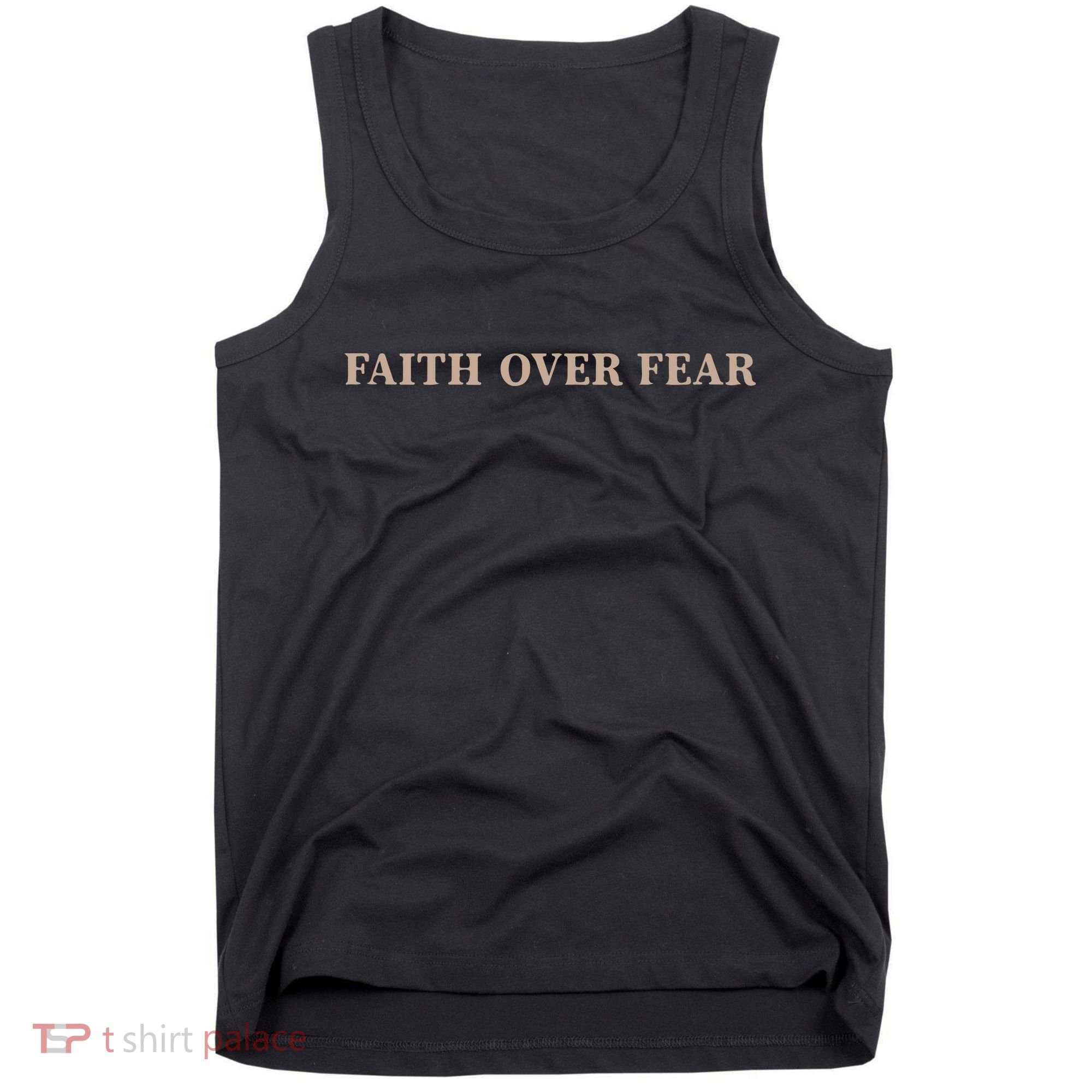 Faith Over Fear Christian Tank Top