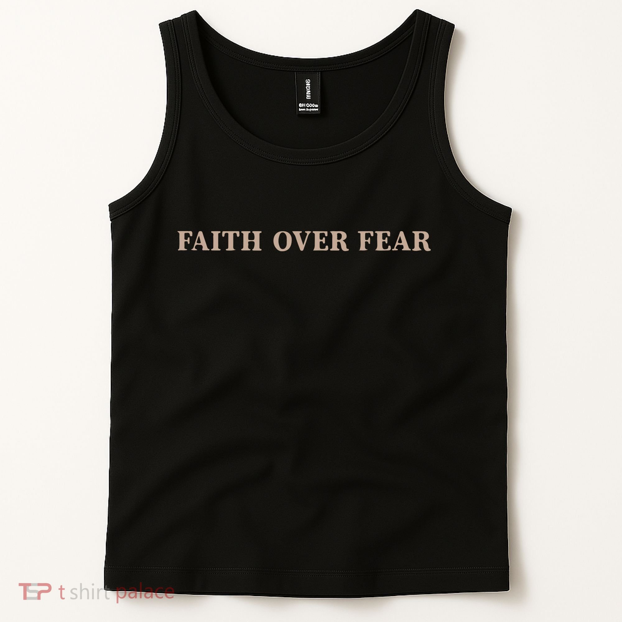 Faith Over Fear Christian Tank Top
