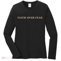 Faith Over Fear Christian Women's Long Sleeve Shirt thumb 0