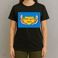 Flag Of Fort Peck Tribes Indian Reservation T-Shirt thumb 4