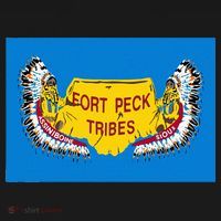 Flag Of Fort Peck Tribes Indian Reservation Polo thumb 3