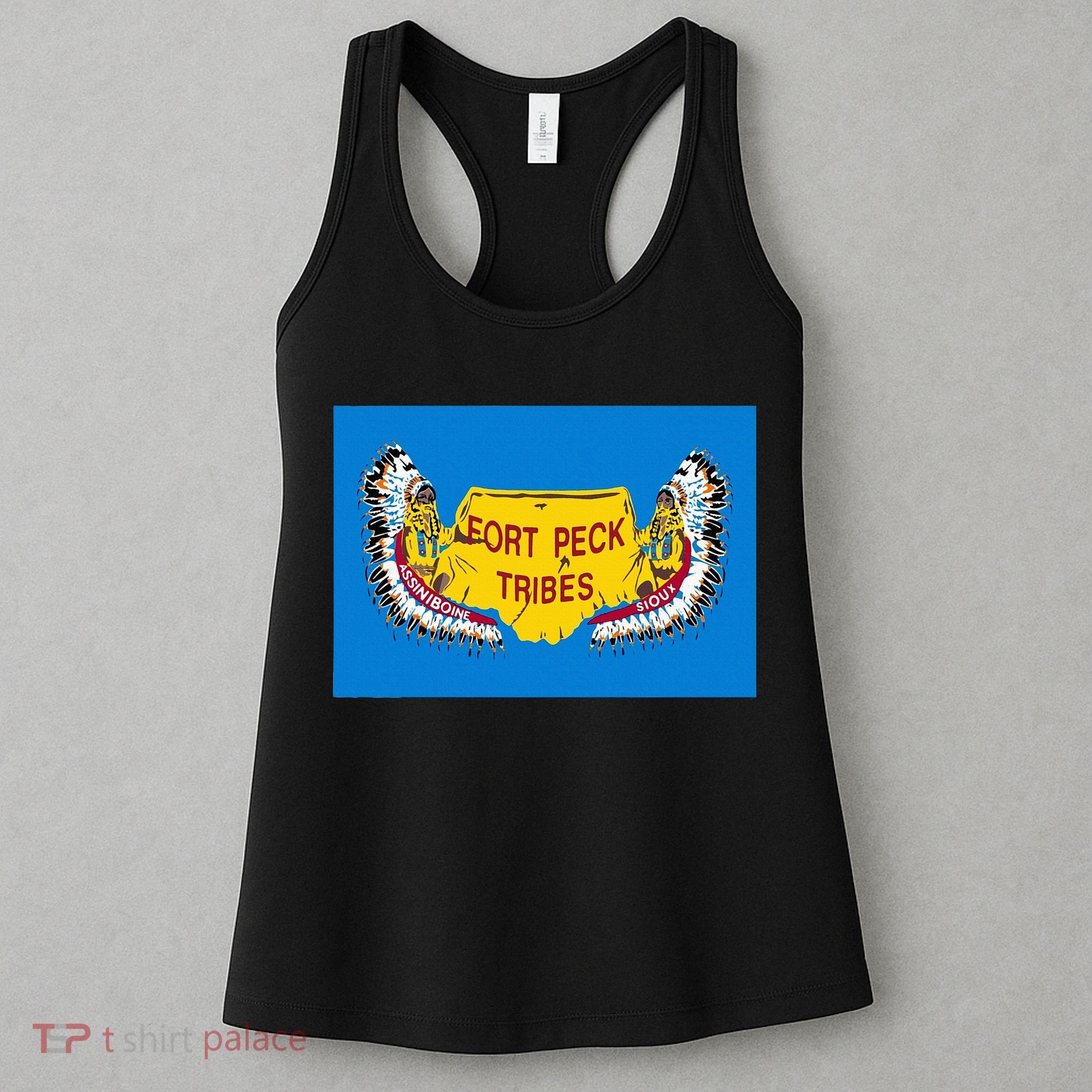 Flag Of Fort Peck Tribes Indian Reservation Women's Tank Top