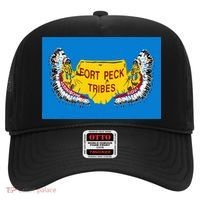 Flag Of Fort Peck Tribes Indian Reservation Hat thumb 0