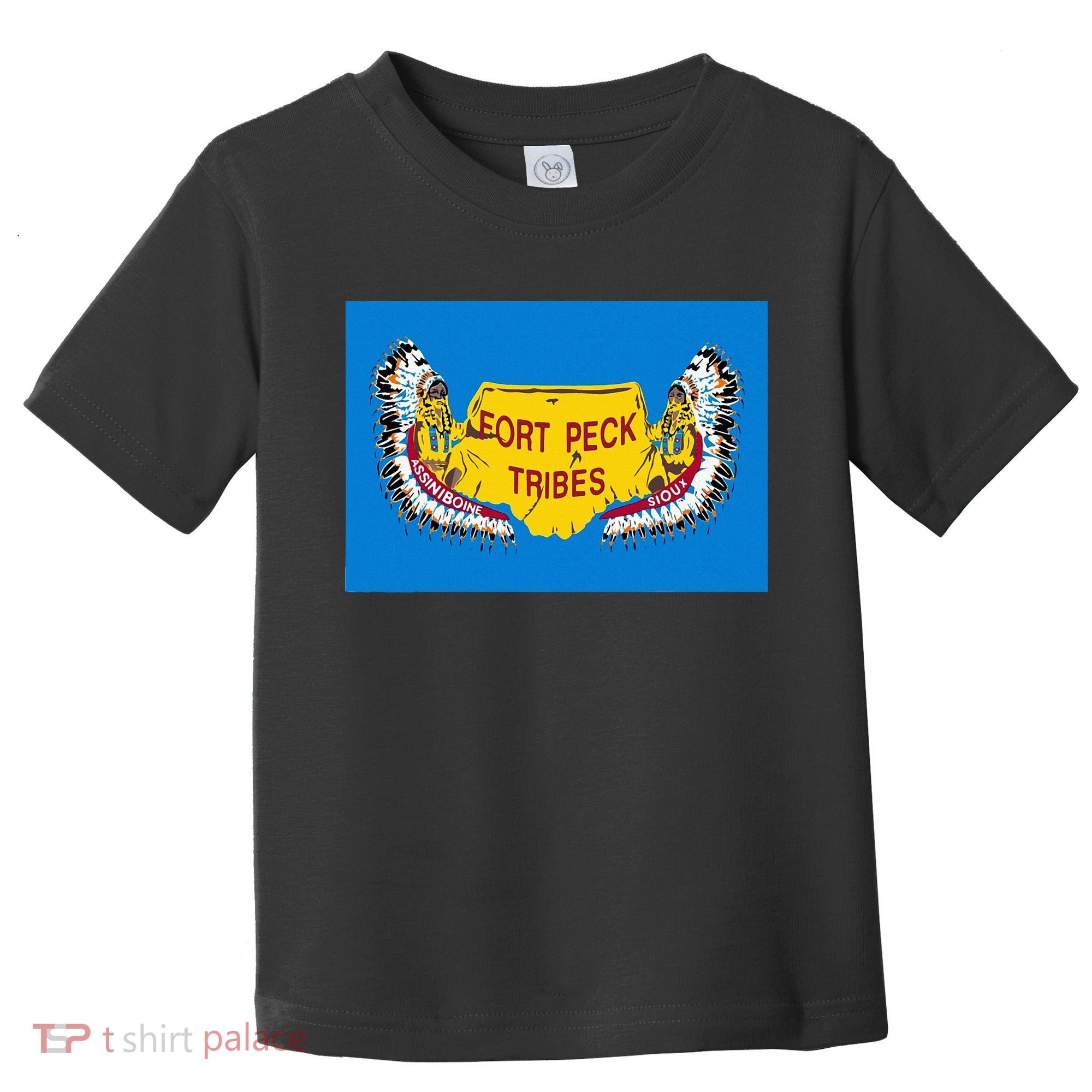 Flag Of Fort Peck Tribes Indian Reservation Toddler T-Shirt