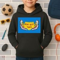 Flag Of Fort Peck Tribes Indian Reservation Kids Hoodie thumb 2
