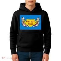 Flag Of Fort Peck Tribes Indian Reservation Kids Hoodie thumb 4