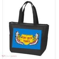 Flag Of Fort Peck Tribes Indian Reservation Tote Bag thumb 3