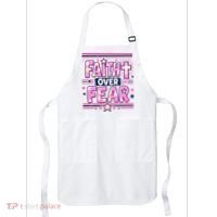 Faith Over Fear Motivational Christian Quote Apron thumb 0