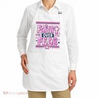 Faith Over Fear Motivational Christian Quote Apron thumb 2